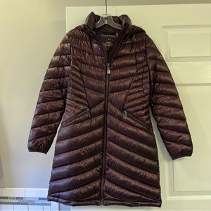 Calvin Klein Packable Puffer Coat with attached hood, NWT, $60